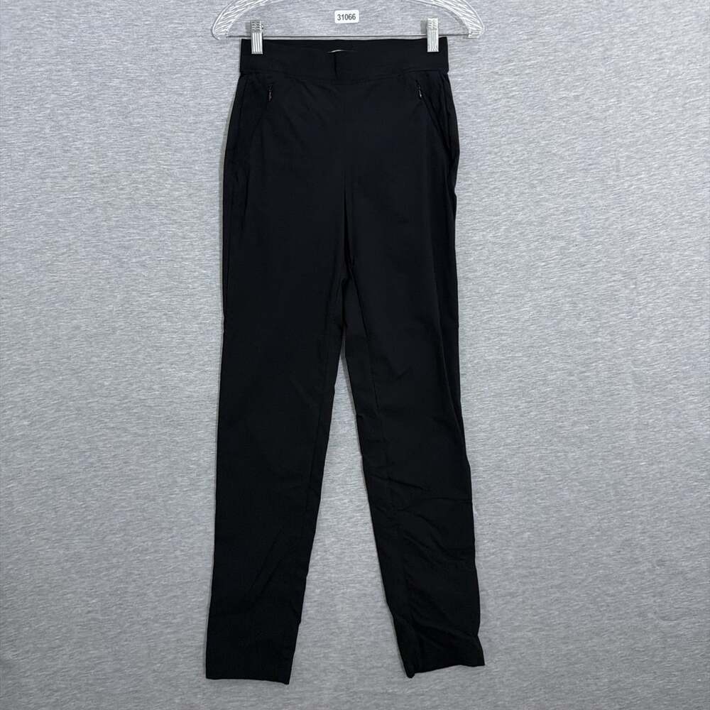 Anatomie Jamie Womens Size XS Black Pull On Straight Leg Travel Pants E-Waist